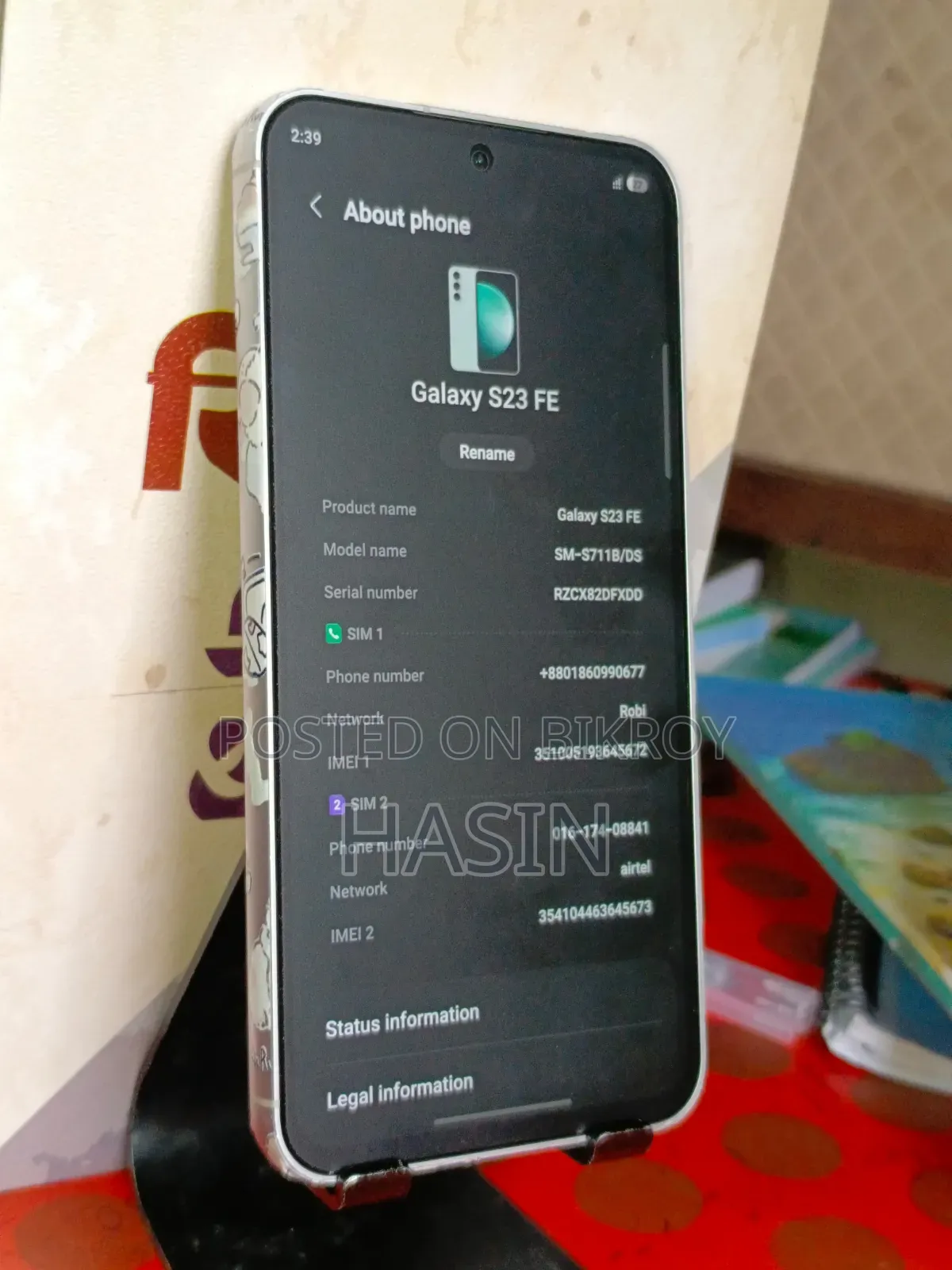 Samsung Galaxy S23 FE 128 GB Graphite