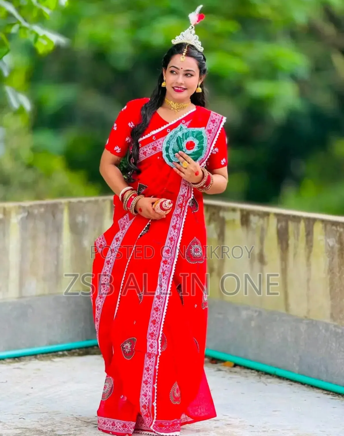 Puja Special Panpata Saree পূজা স্পেশাল পানপাতা শাড়ি