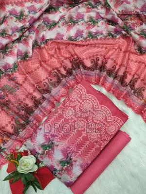 Unstitch Printed Three Piece