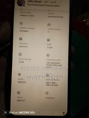 New Realme C11 2021 32 GB Black