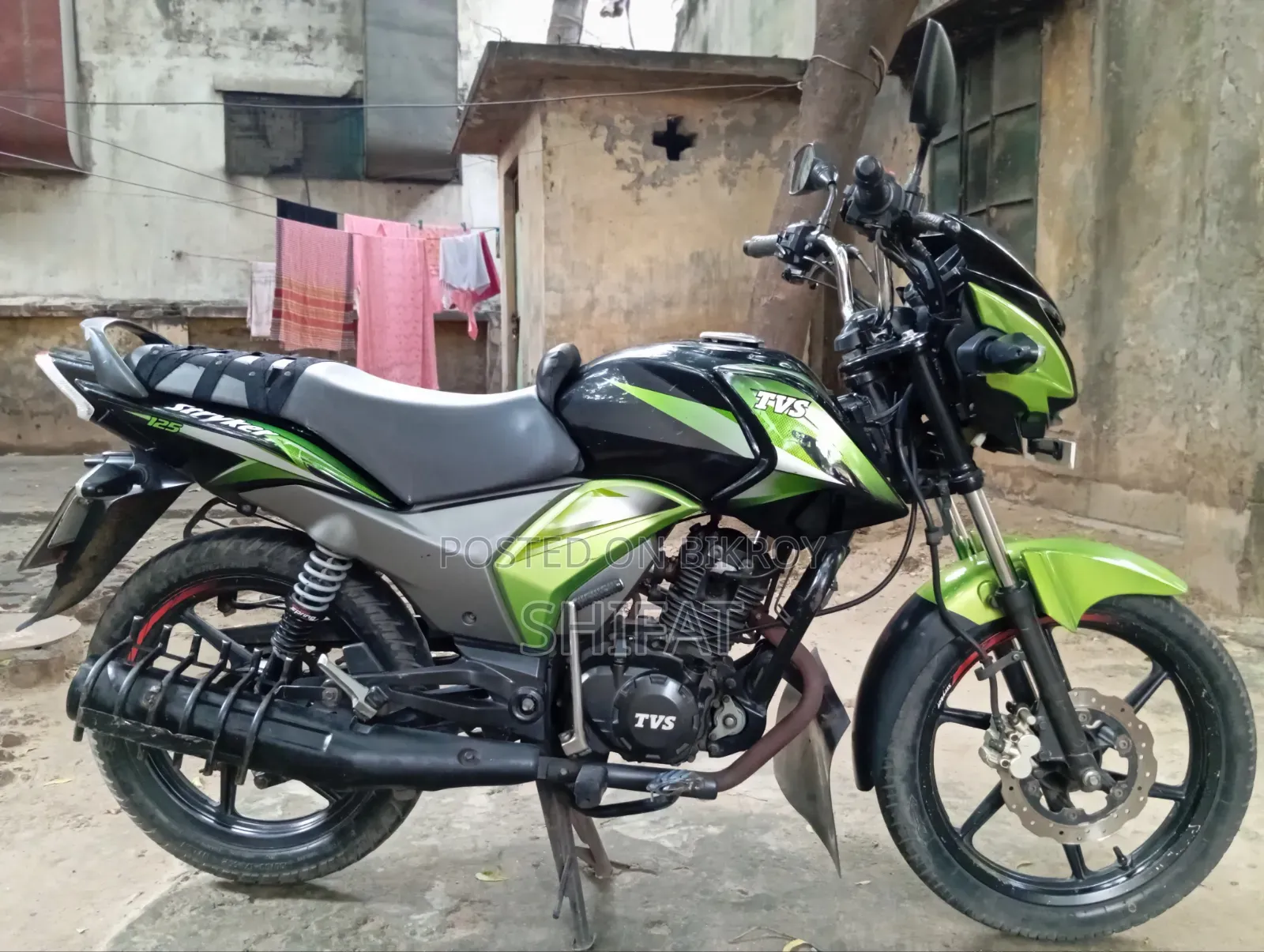 TVS Stryker 125 2021 Green