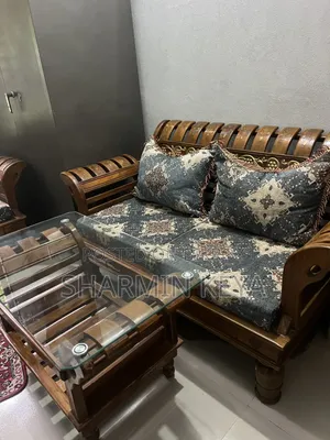 সেগুন কাঠের সোফা সেট