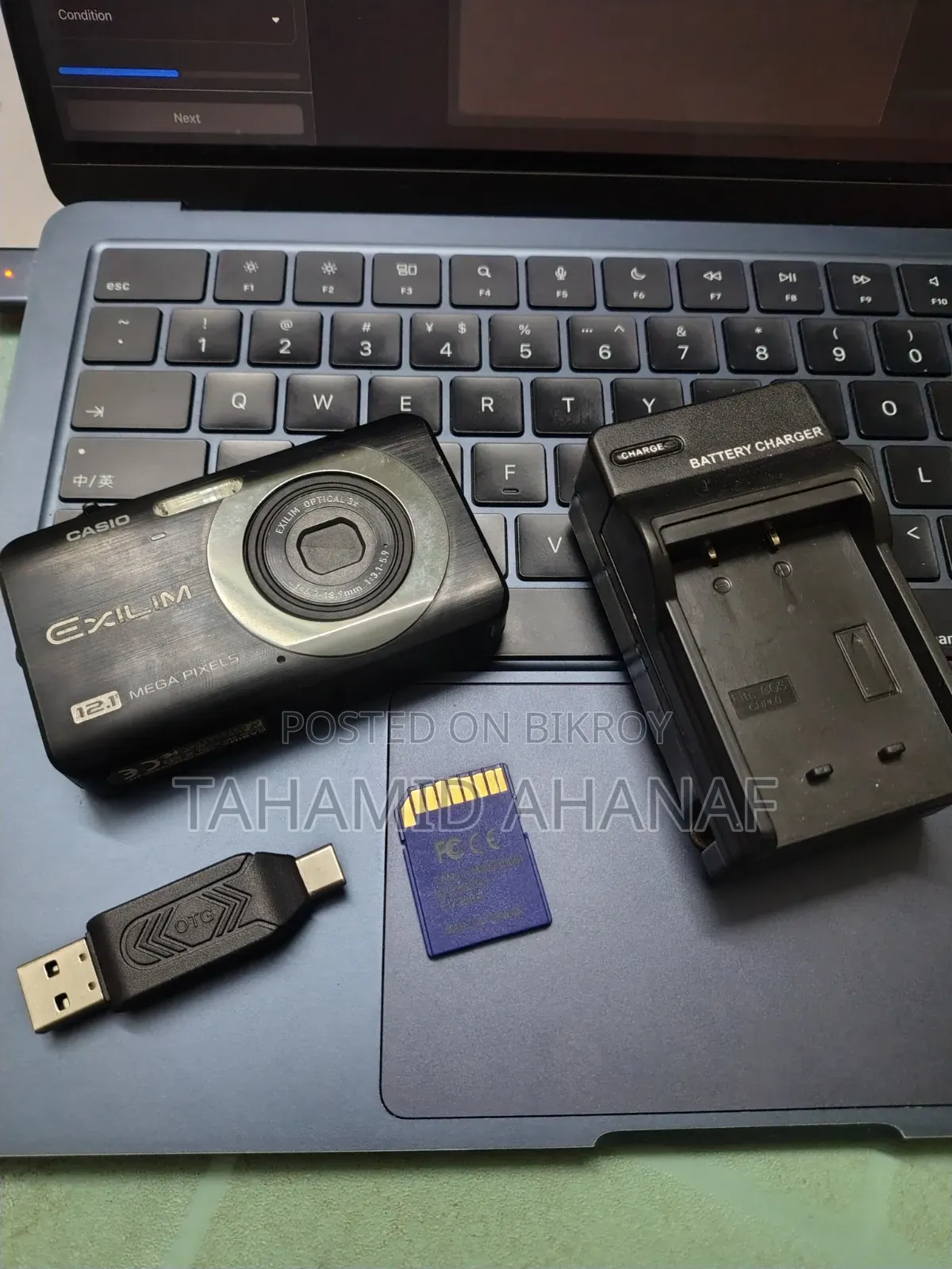 Casio Exilim Z90, With Battery, 32 Gb Sd Card, Charger and Card Reader