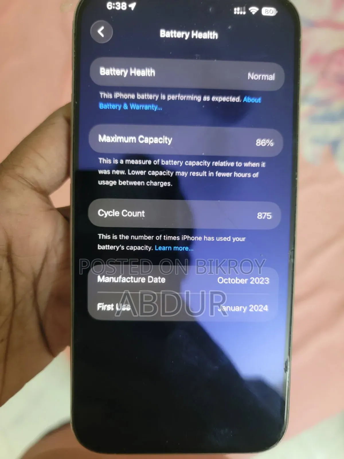 Apple iPhone 15 Pro Max 256 GB Gold
