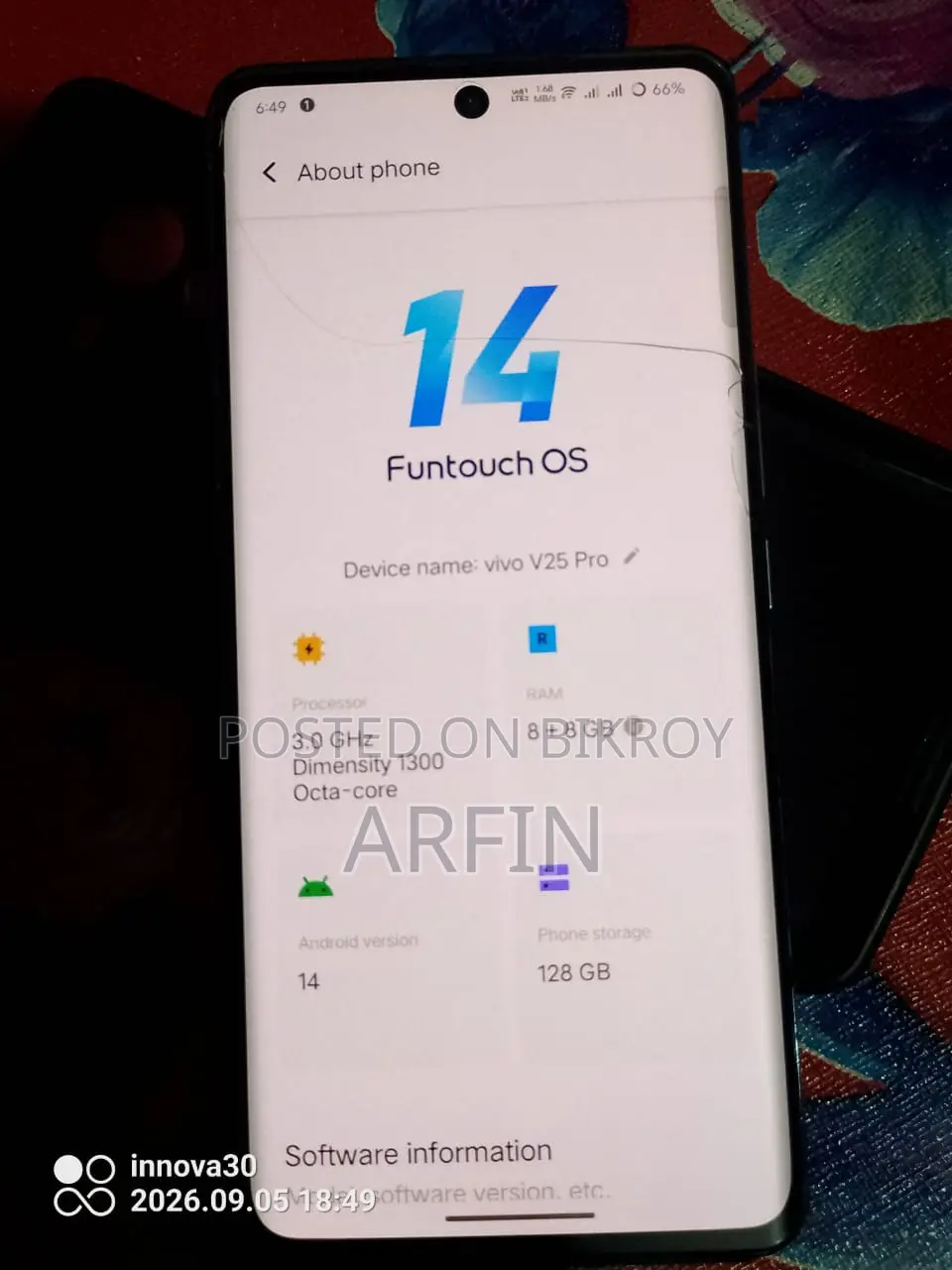 Vivo V25 Pro 128 GB Blue