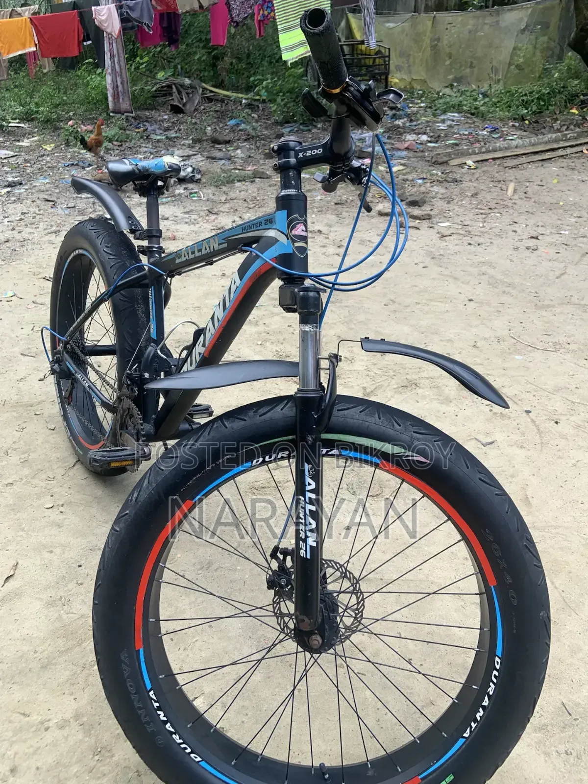An urgent Duranta fat bicycle 26x4.0 is for sale.