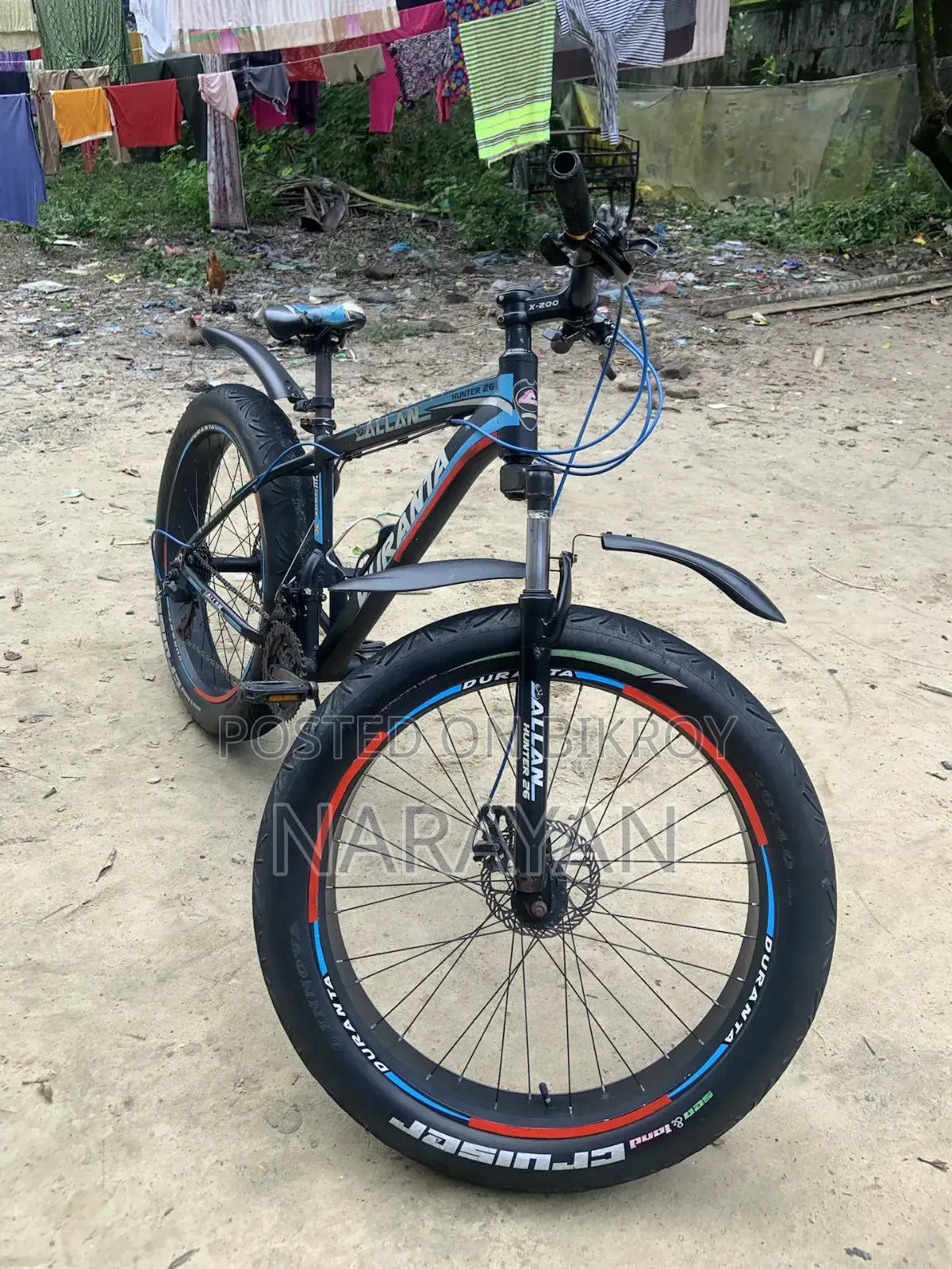 An urgent Duranta fat bicycle 26x4.0 is for sale.