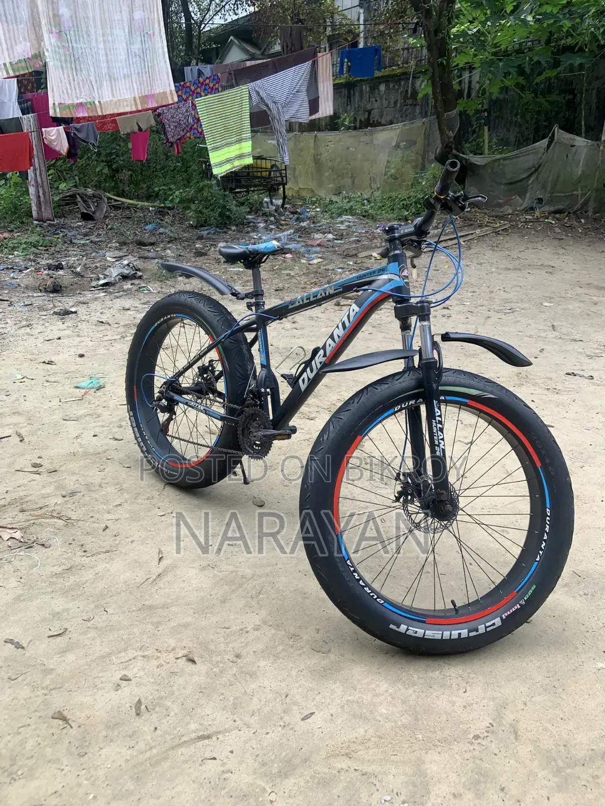 An urgent Duranta fat bicycle 26x4.0 is for sale.