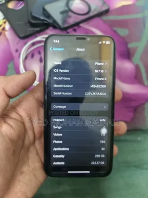 Apple iPhone X 256 GB Black