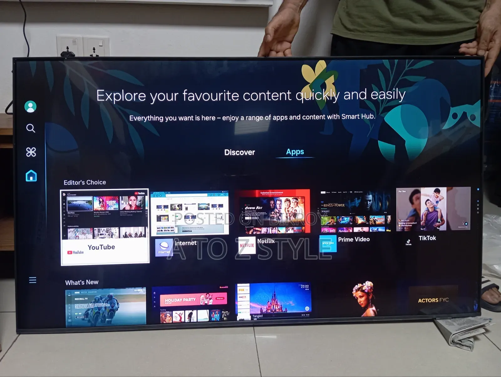 Samsung 55" Cristal UHD Smart TV