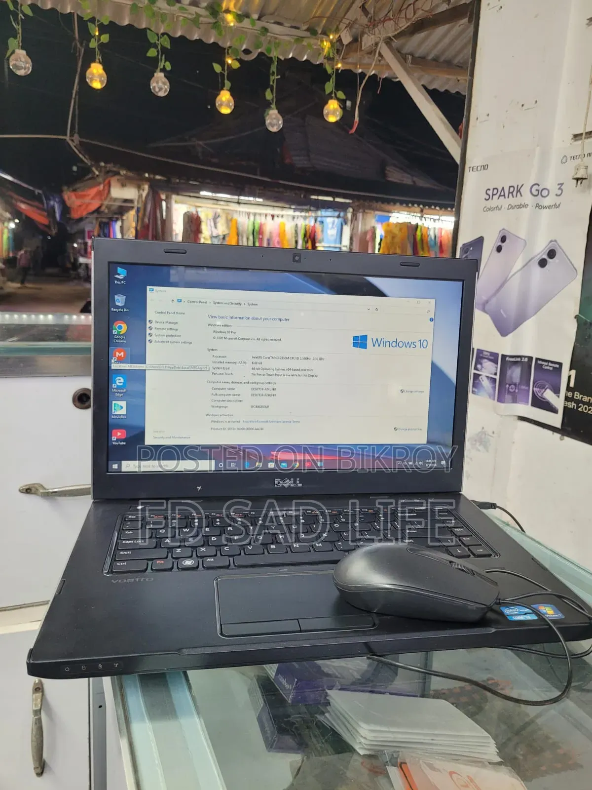 Laptop Dell Inspiron 13 7310 6GB Intel Core I3 HDD 500GB