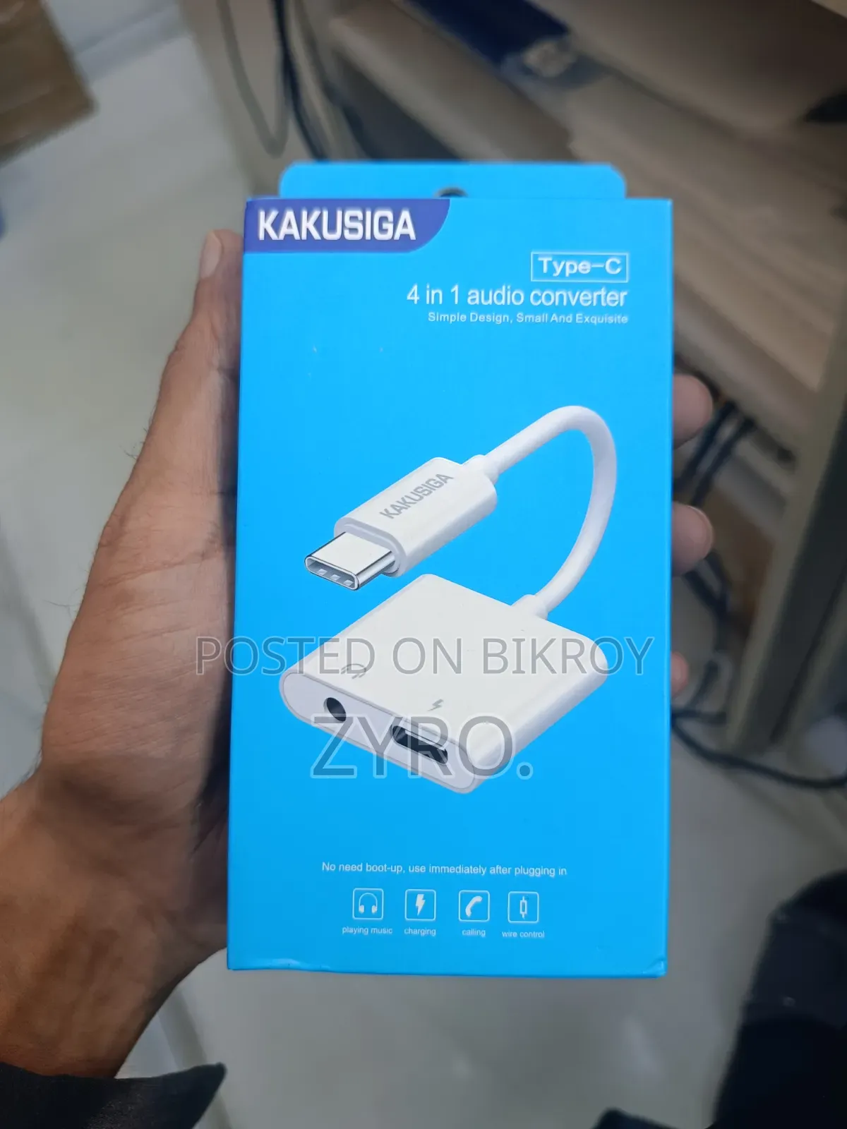 KAKU KSC-353 4 in 1 Type-C Audio Converter