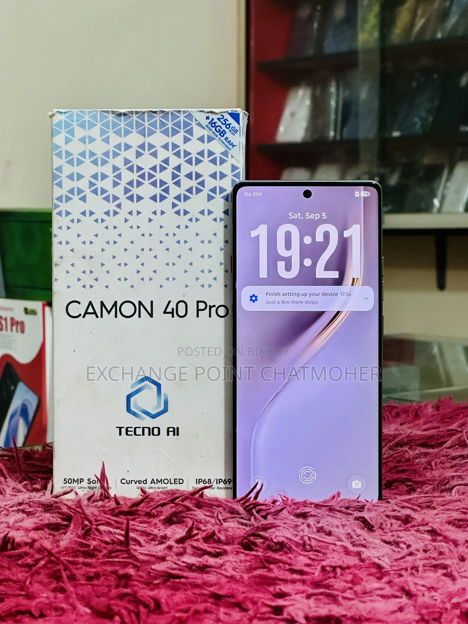 Tecno Camon 40 Pro 4G 256 GB Silver