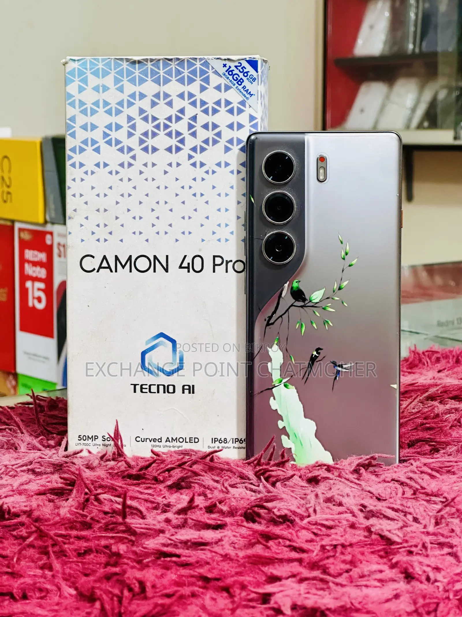 Tecno Camon 40 Pro 4G 256 GB Silver