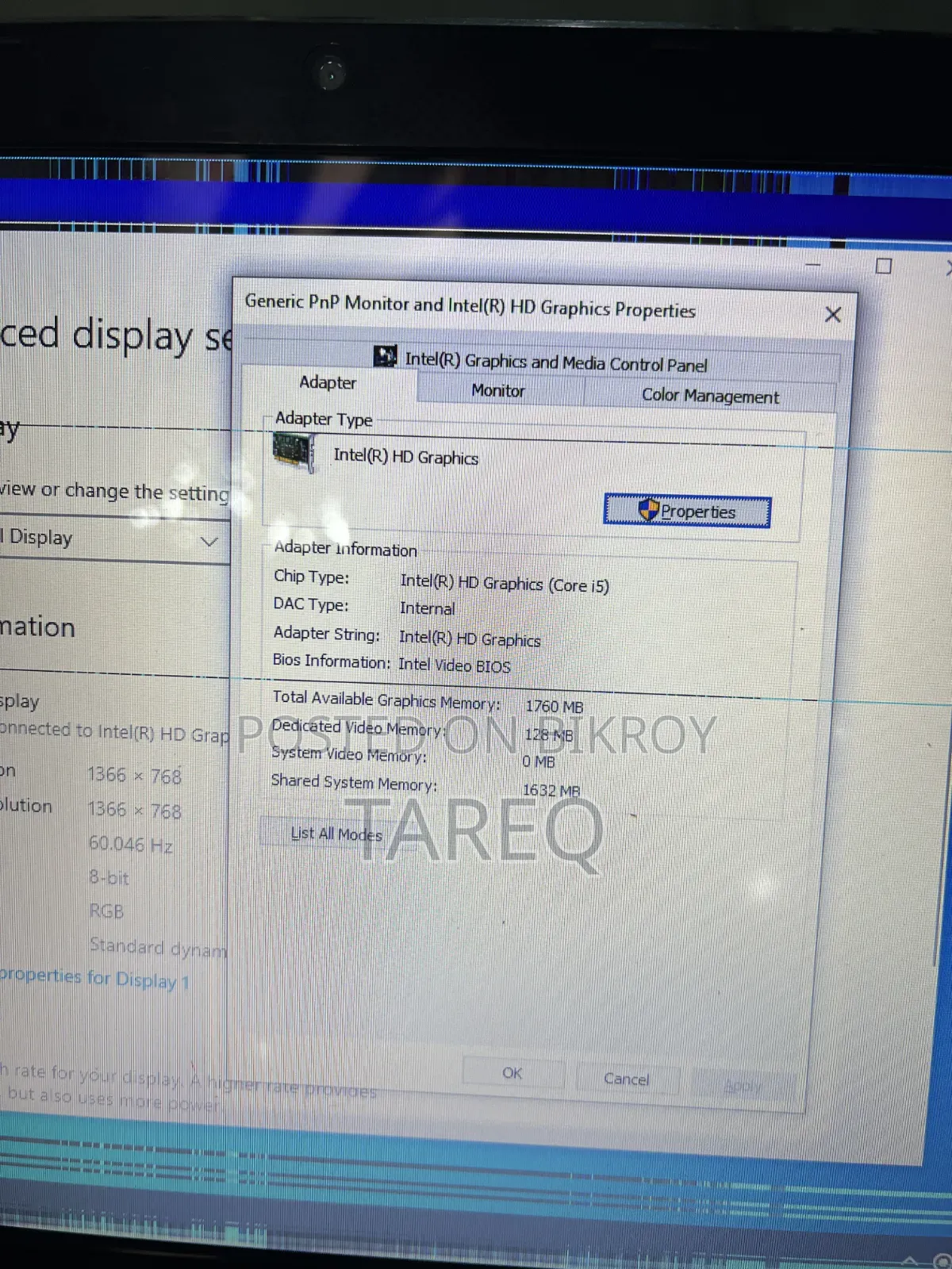 Laptop Acer Aspire 5742 4GB Intel Core I5 HDD 512GB