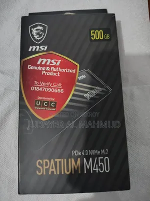 Msi Spatium M450 500gb Pcie 4.0 SSD