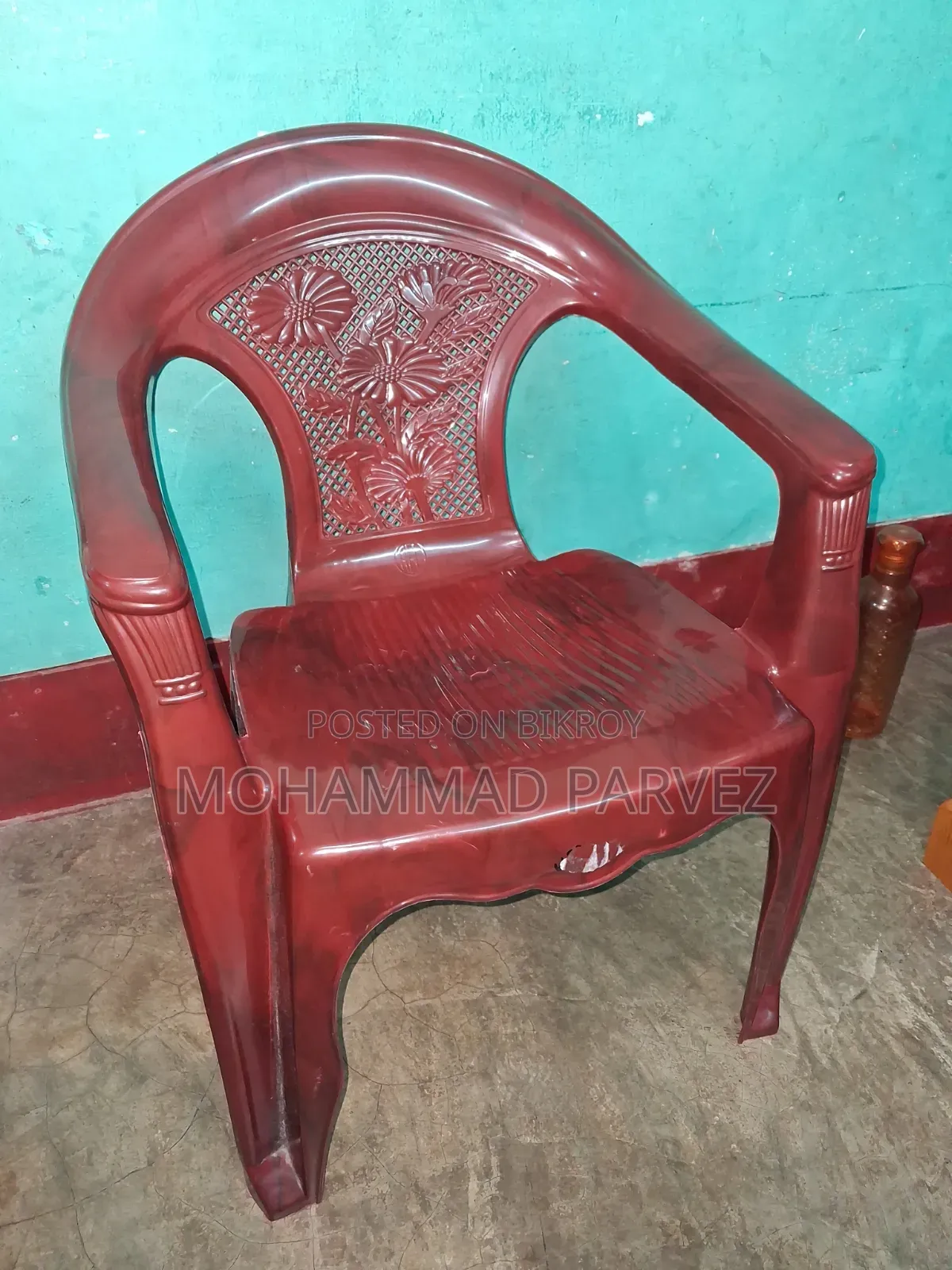 RFL Chair (Maroon Color)/Akij Plastics Chair (White Color)