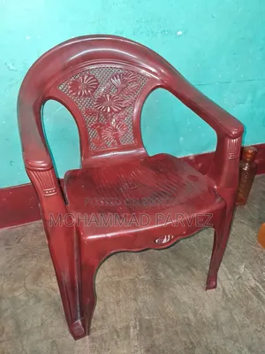 RFL Chair (Maroon Color)/Akij Plastics Chair (White Color)