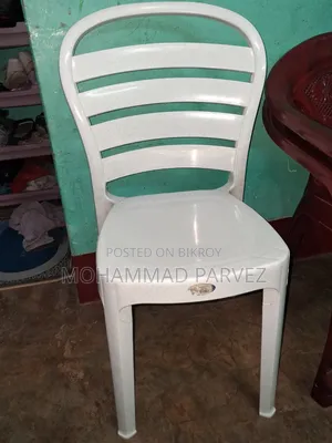 RFL Chair (Maroon Color)/Akij Plastics Chair (White Color)