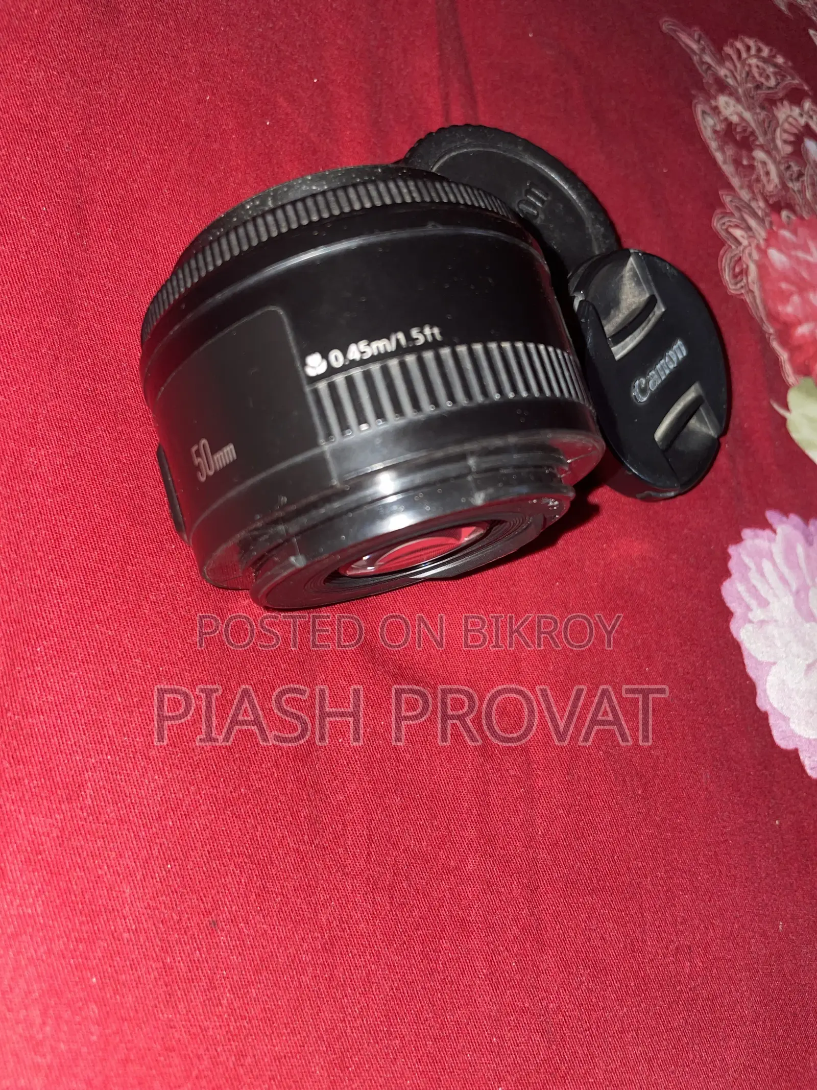 Canon Lens Ef 50mm 1:1.8