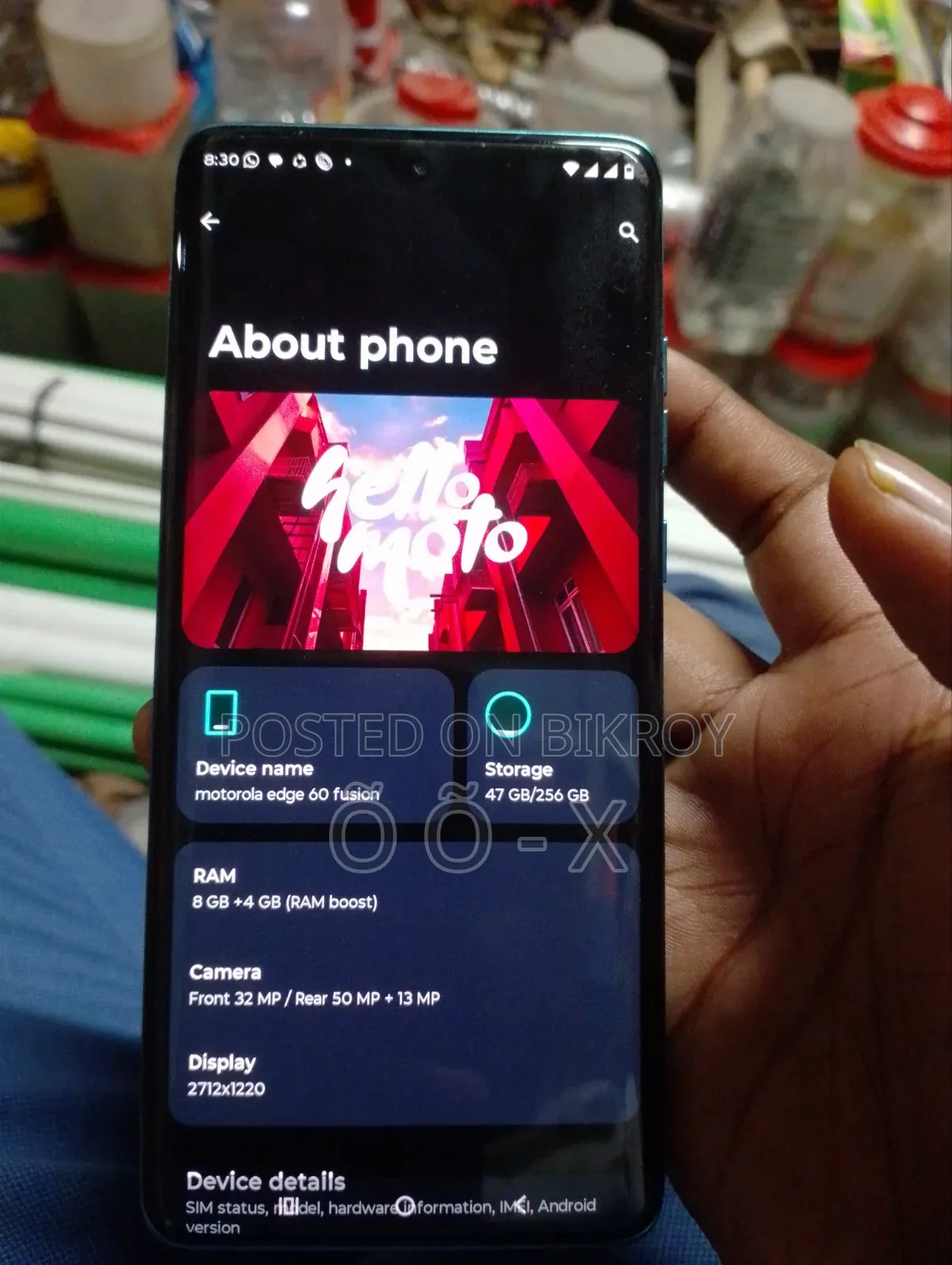 Motorola Edge 60 Fusion 256 GB Graphite