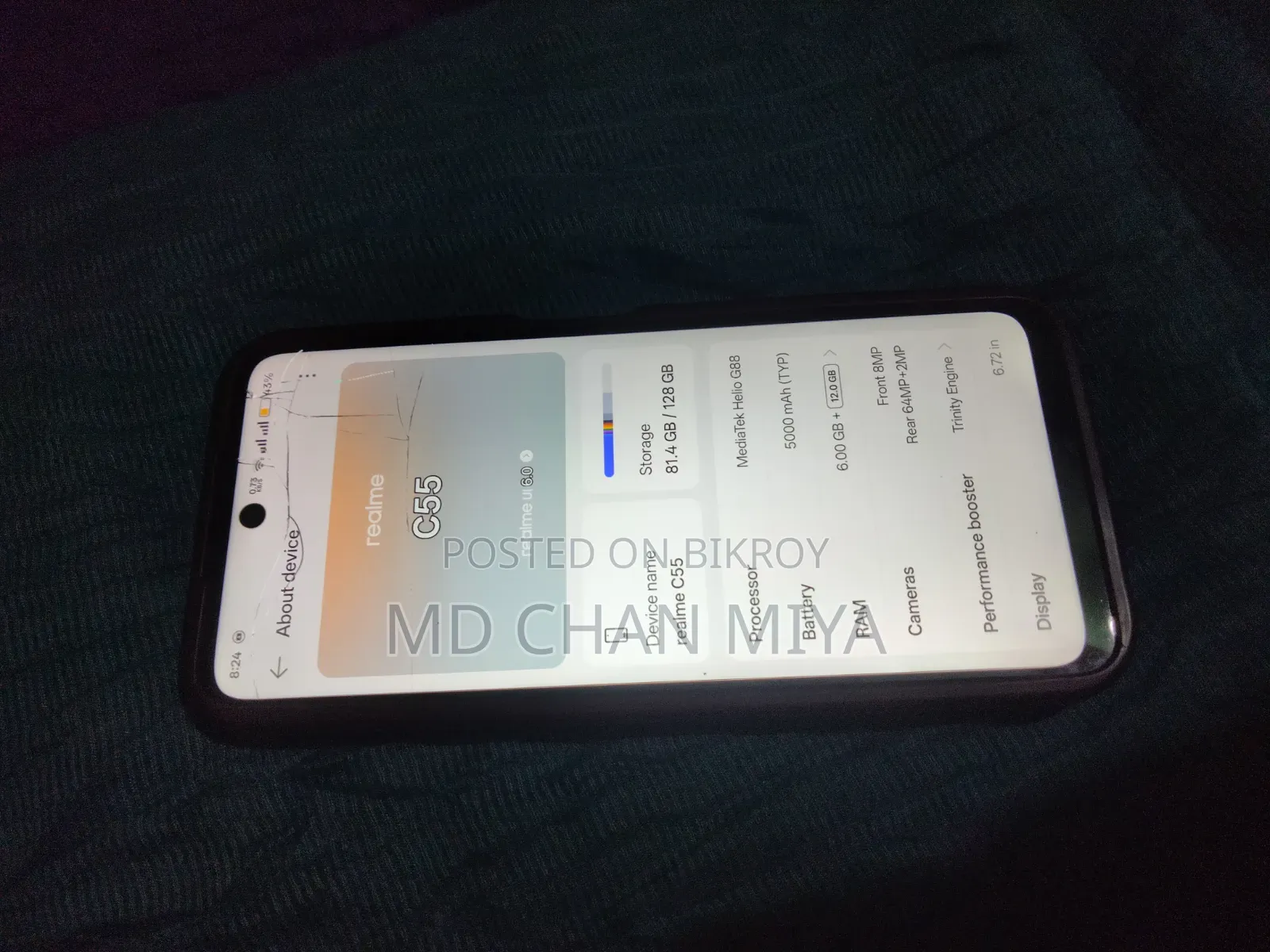 Realme C55 128 GB Graphite