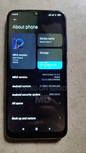 Xiaomi Redmi Note 8 64 GB Blue