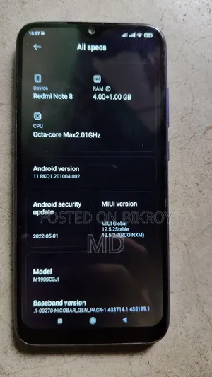 Xiaomi Redmi Note 8 64 GB Blue