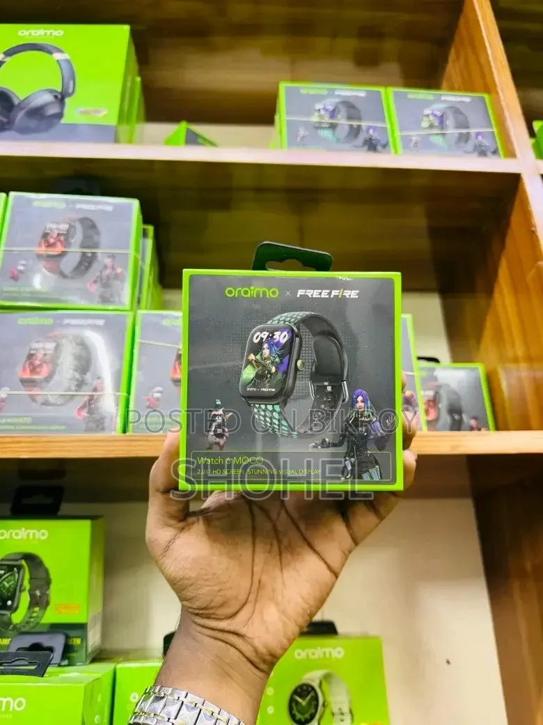 Oraimo Watch 6 MOCO X Free Fire 2.01" HD Screen Smart Watch