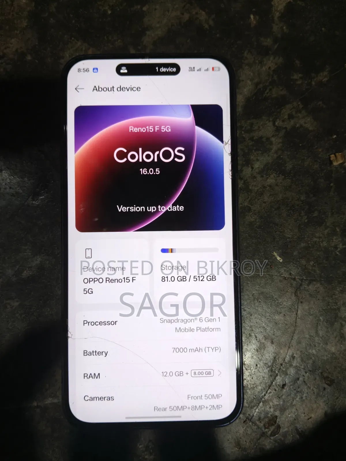 Oppo Reno15 F 5G 512 GB