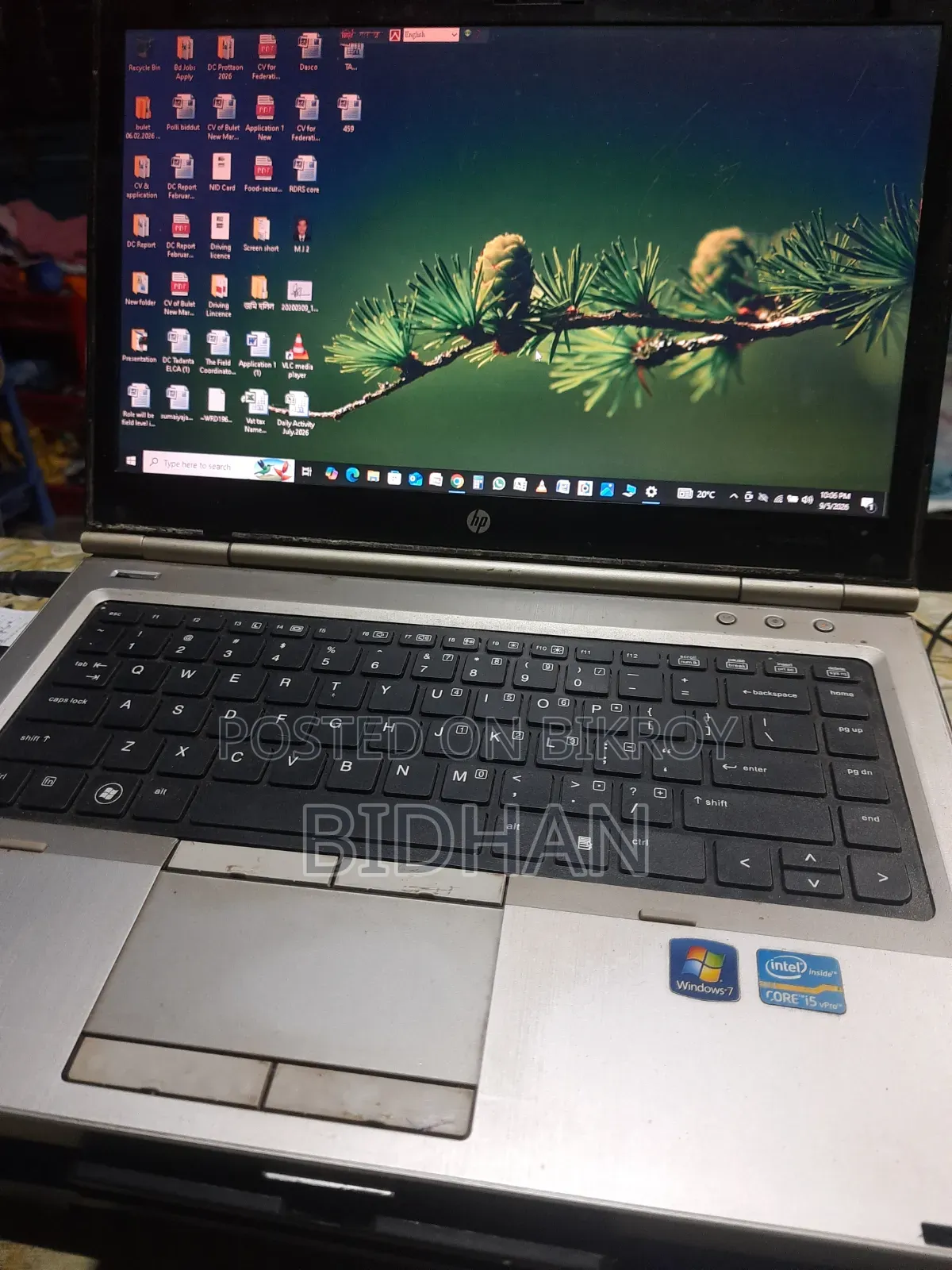 Laptop HP EliteBook 8470P 4GB Intel Core I5 HDD 500GB