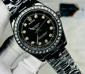 Luxury Stone Embedded Diamond Edition Stainless Steel Watch