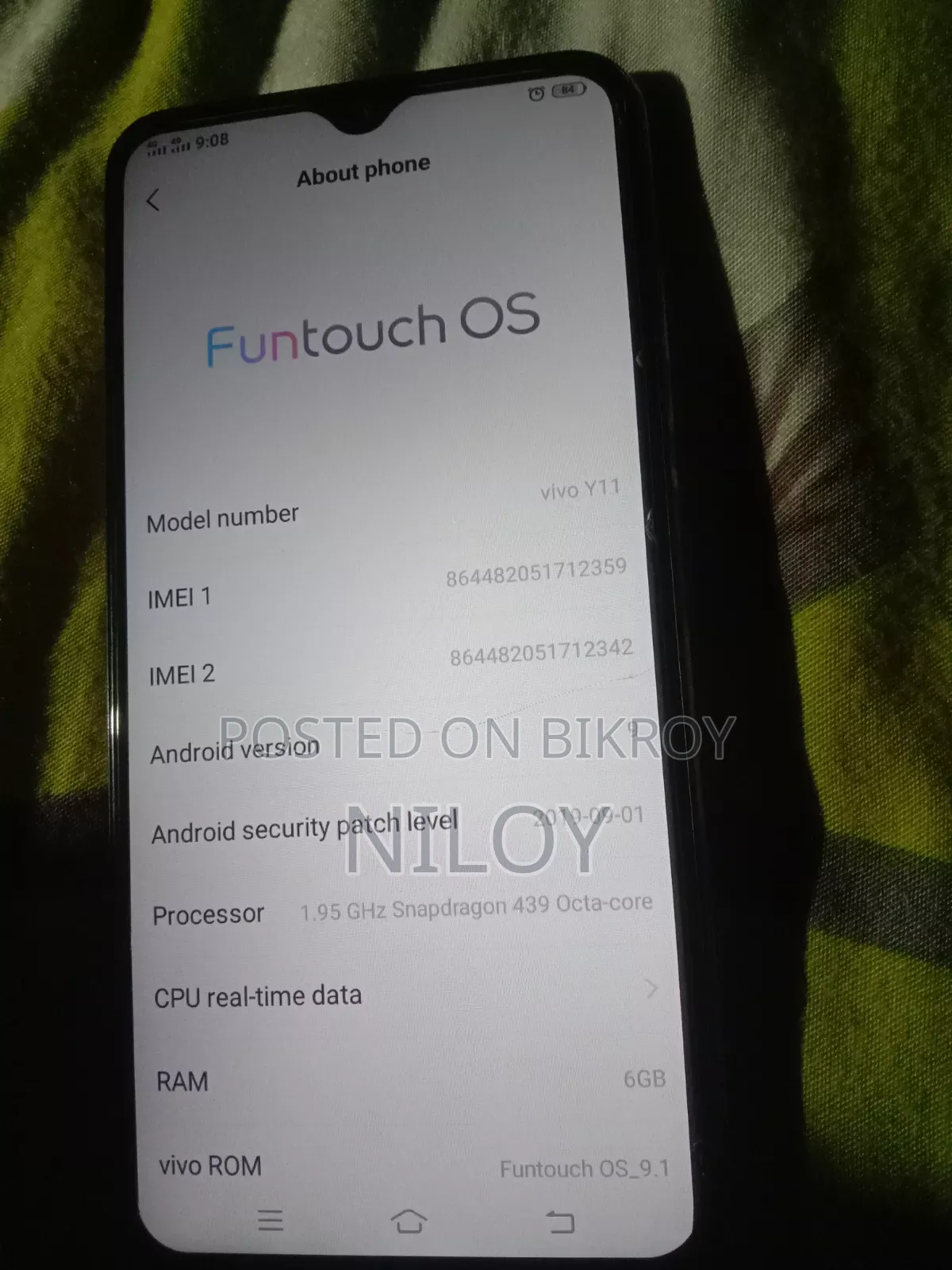 Vivo Y11 32 GB Pink