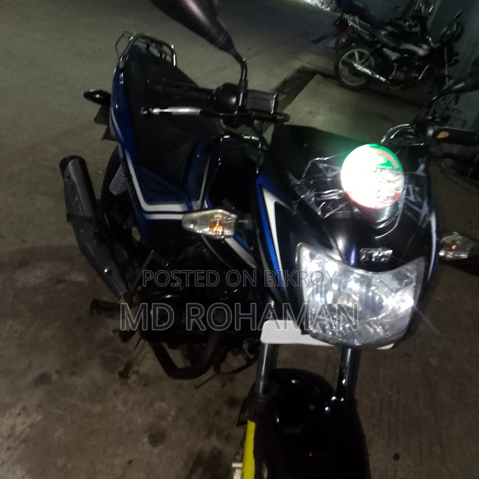 TVS Metro Plus 2019 Blue