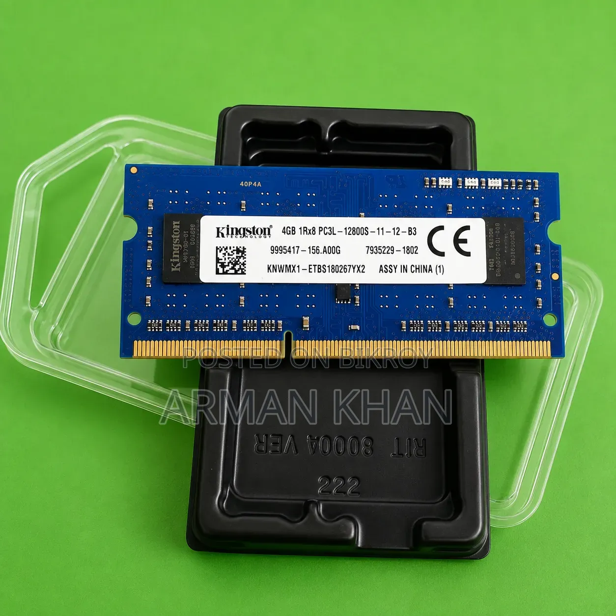 Kingston 4GB DDR3L 1600MHz Laptop RAM