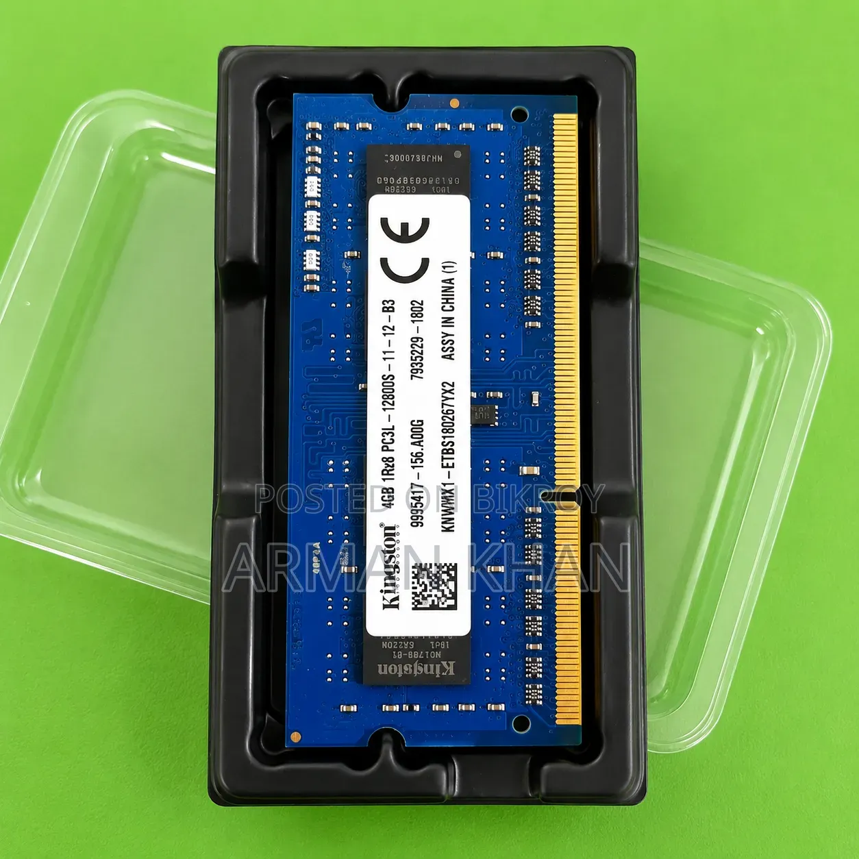 Kingston 4GB DDR3L 1600MHz Laptop RAM