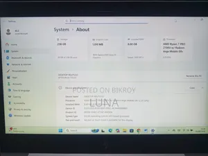 Laptop HP Elitebook 840 G6 8gb Amd Ryzen 7 SSD 256gb