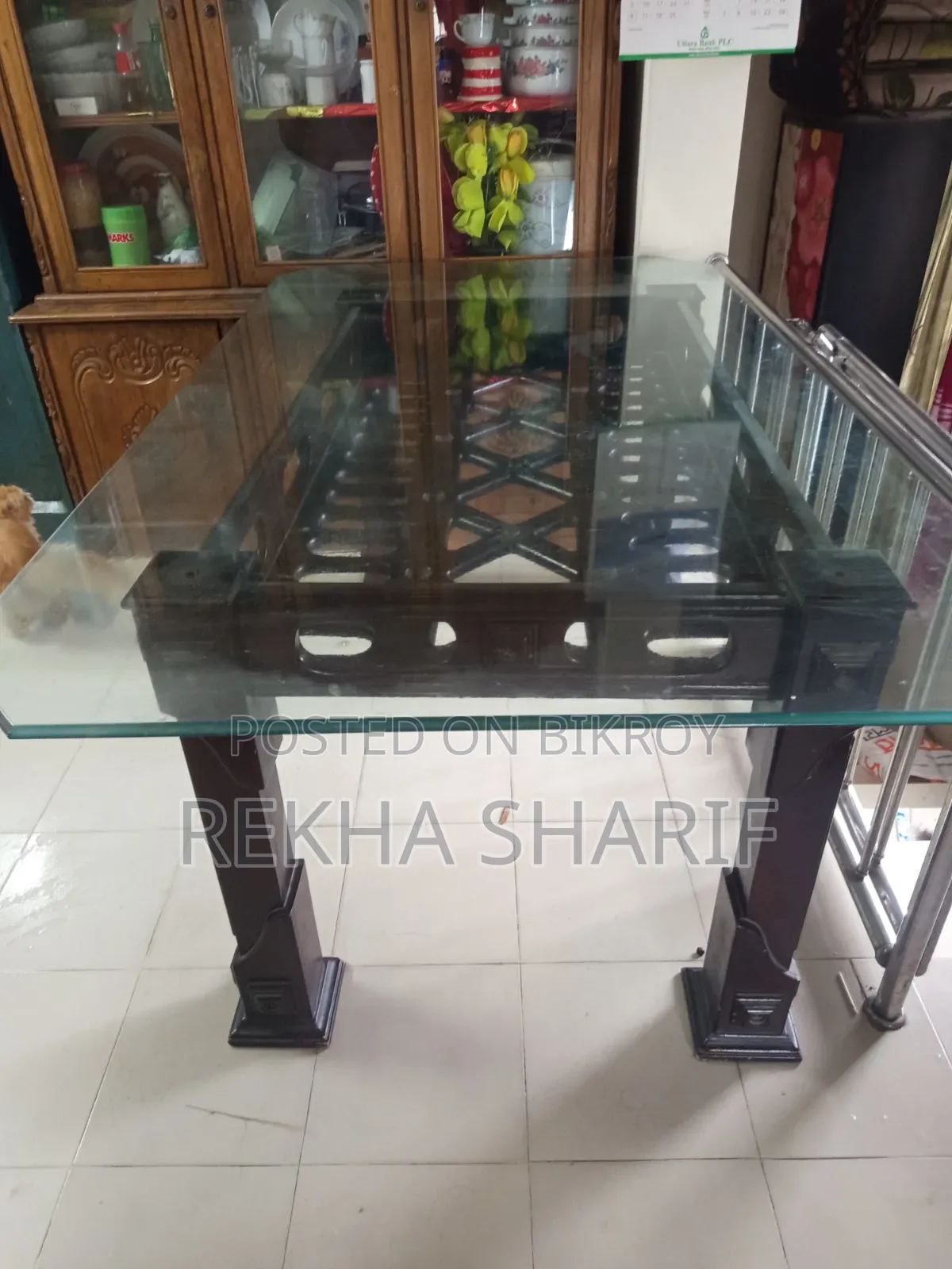 Belgium Glass Table Without Chair