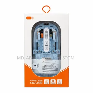 Transparent Wireless Mouse – Futuristic Stylish!