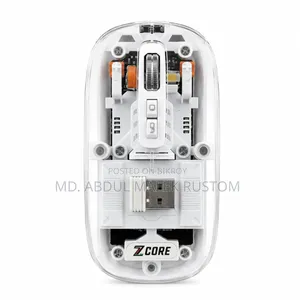 Transparent Wireless Mouse – Futuristic Stylish!