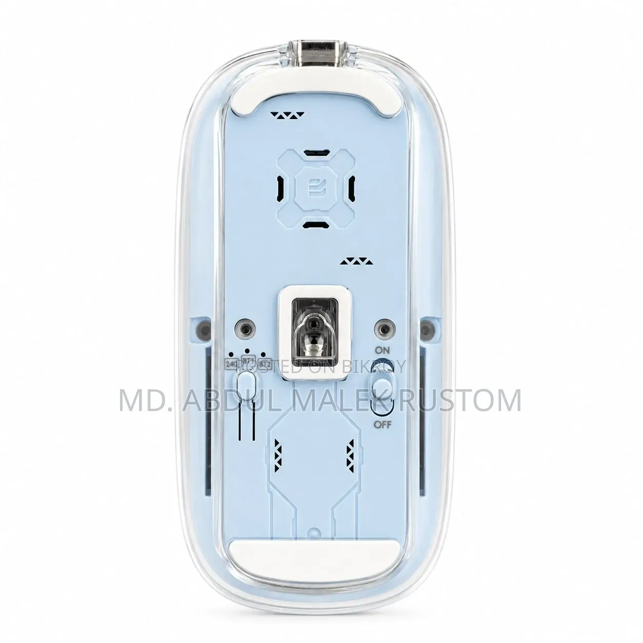Transparent Wireless Mouse – Futuristic Stylish!