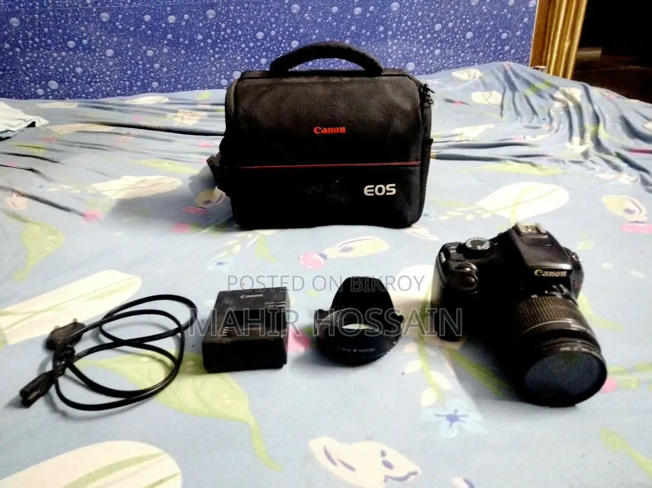 Canon EOS 1100D (Rebel T3) DSLR Camera Bundle With Bag Accessories