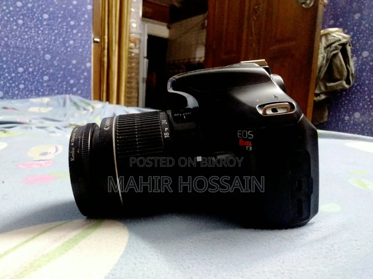Canon EOS 1100D (Rebel T3) DSLR Camera Bundle With Bag Accessories