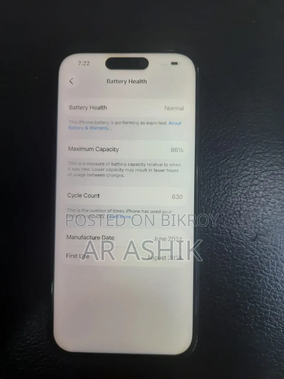 Apple iPhone 15 Pro 256 GB Black