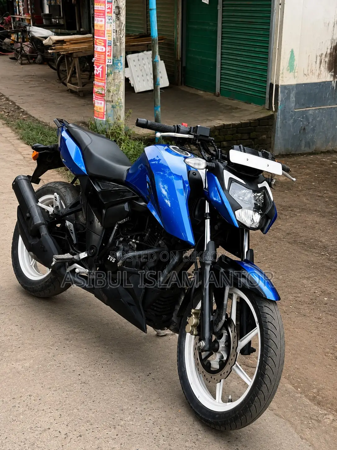 TVS Apache RTR 160 4V 2023 Blue
