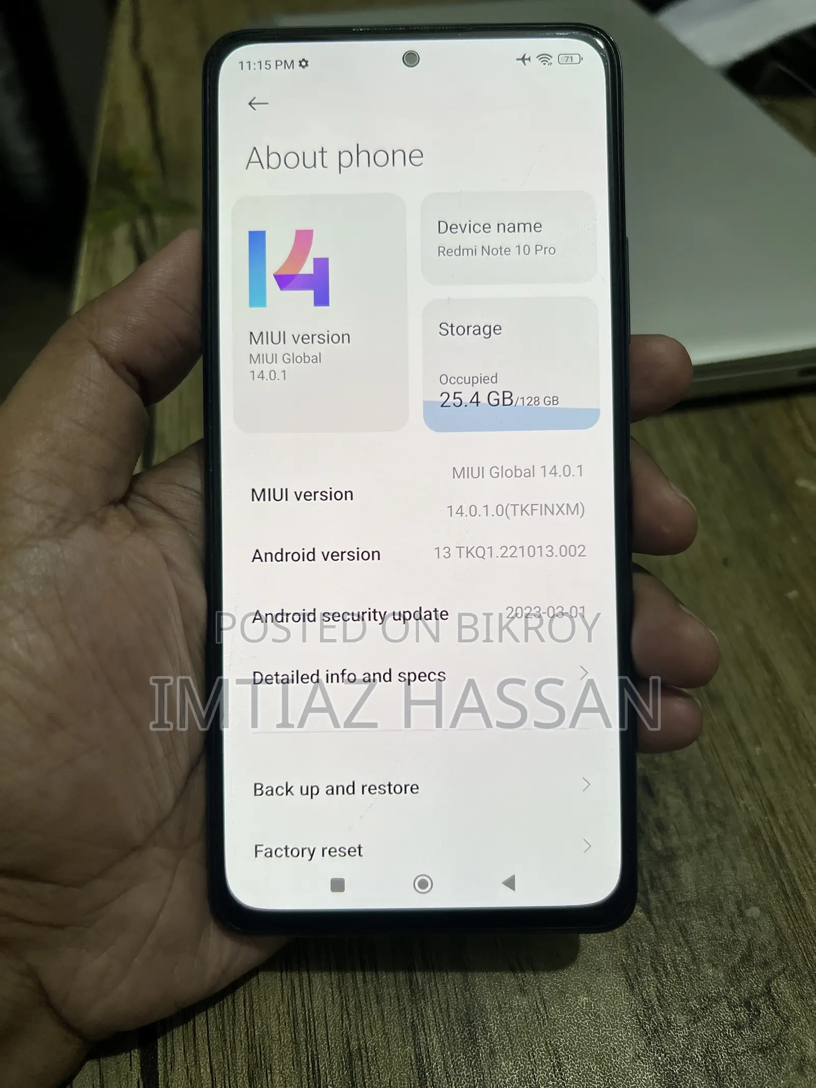 Xiaomi Redmi Note 10 Pro 128 GB