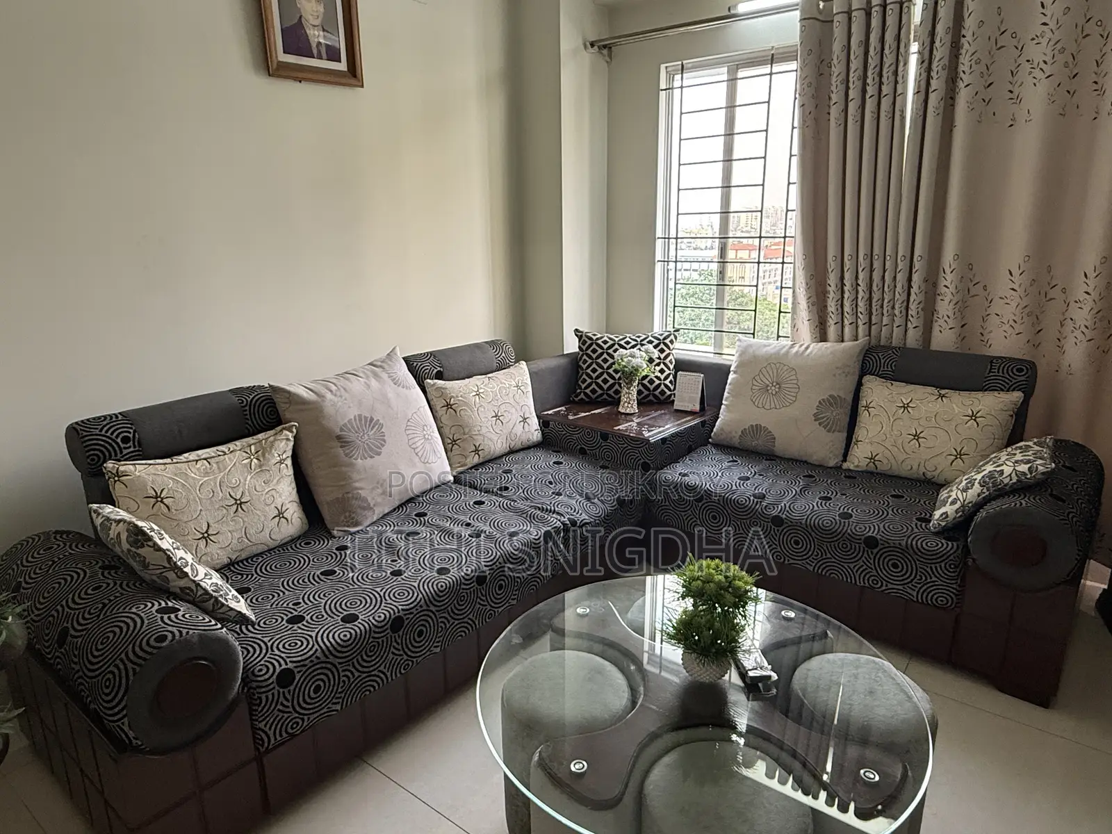 L System Sofa Set