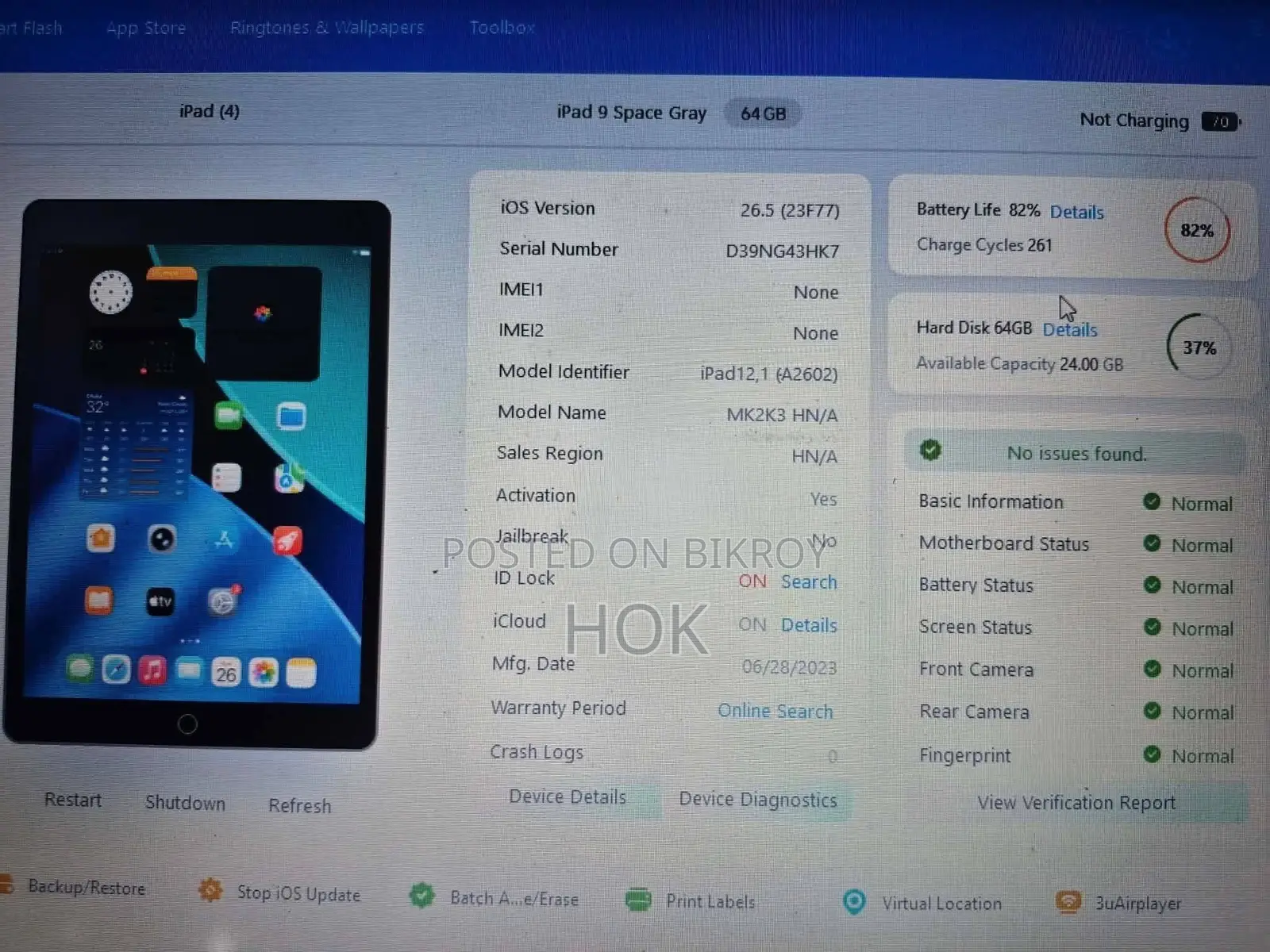Apple iPad 10.2 (2021) 64 GB Black