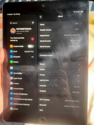 Apple iPad 10.2 (2021) 64 GB Black