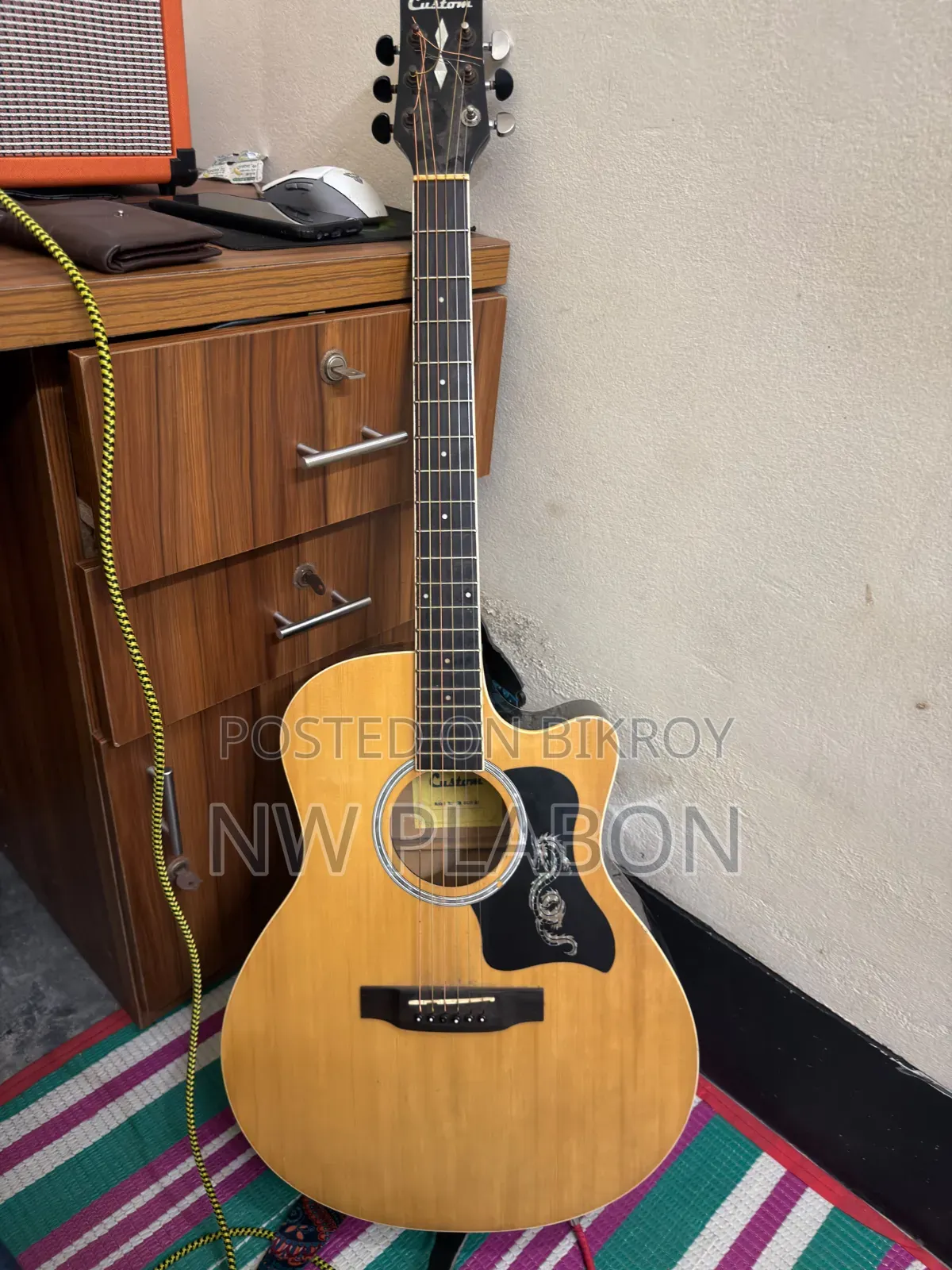 Custom Guitar With Fishman Equaliser